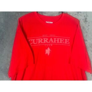 Levelwear Mens XL Red Currahee Golf Club Est 2003 Graphic Short Sleeve T-Shirt
